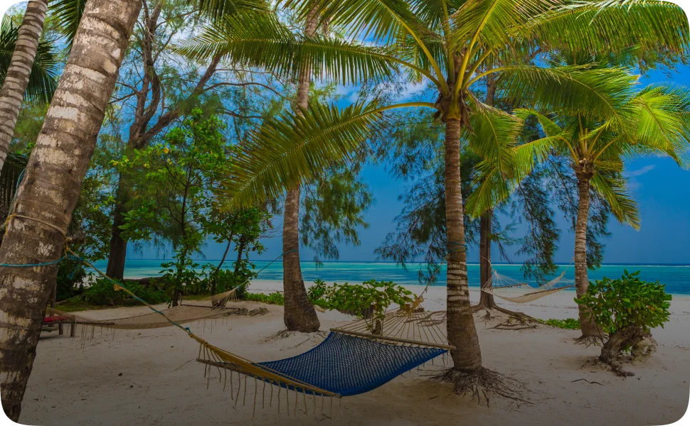 Romantic beach getaway in Zanzibar, Tanzania